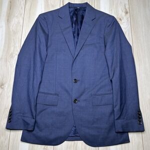 NEW J.Crew Ludlow Loro Piana Superfine Wool Sport Coat Navy Blue Mens Size 34S